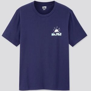 Uniqlo UT Graphic Print Tee T-Shirt Top Shirt Mt. Fuji Japan Short Sleeve